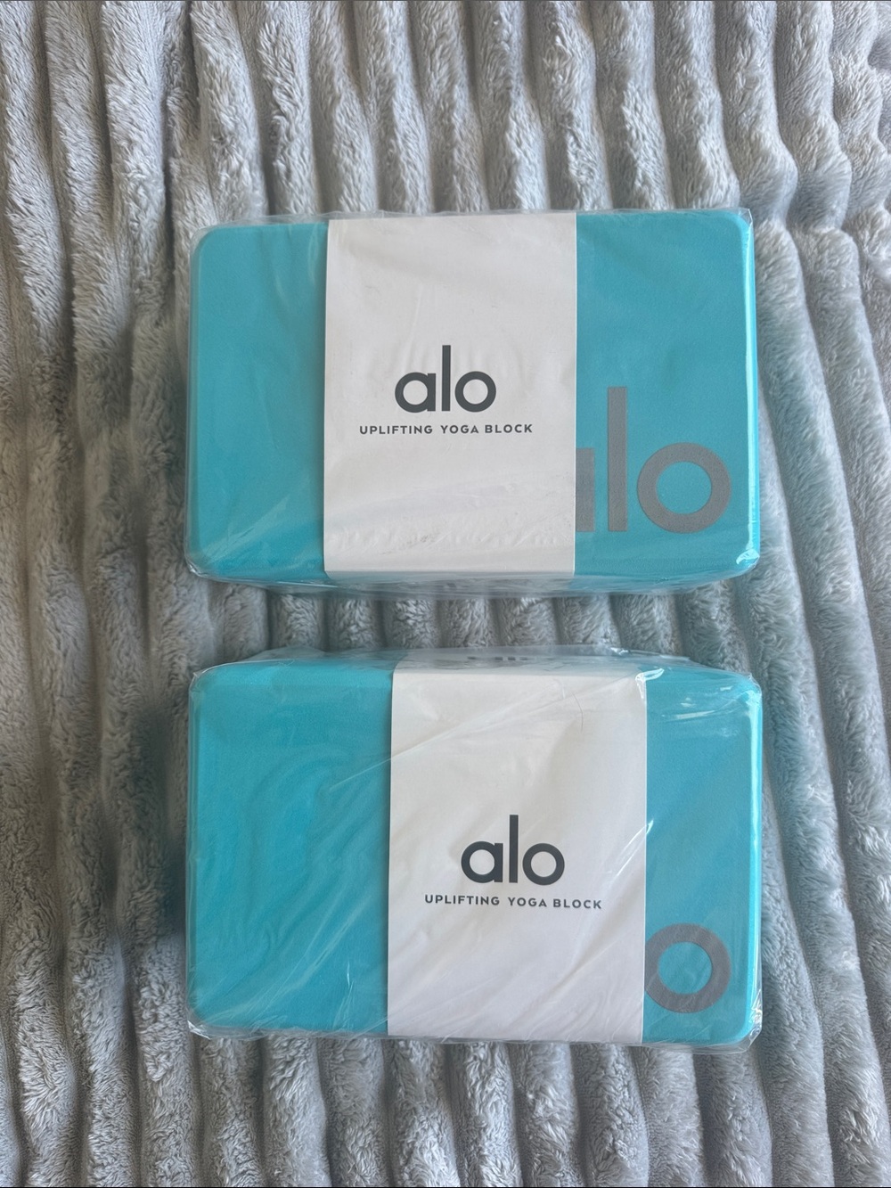 ALO Yoga Bright Aqua Foam Yoga Blocks - Pair